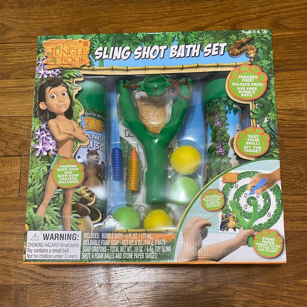 The Jungle Book Sling Shot Bath Set